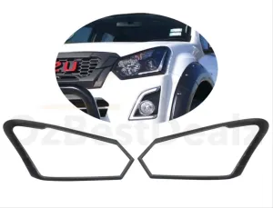 D-Max 2017-2019 Uyumlu Far Çerçeve Siyah thumb 3