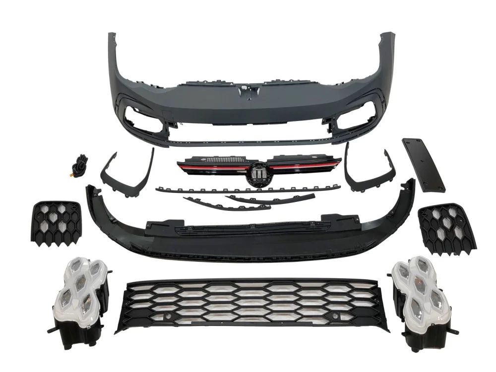 Volkswagen Golf Uyumlu 8 Gti Ön Tampon Ve Panjur Seti