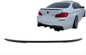 Drs Tuning Bmw 5 Uyumlu Serisi F10 2010-2016 M4 Spoiler - Piano Black (Parlak Siyah) - Görsel 4