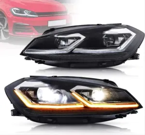 Drs Tuning Drs Tuning Golf Uyumlu 45419 J Far Silver Full LED - Görsel 2