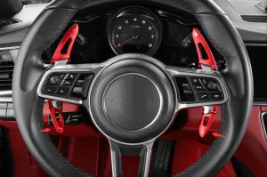 Drs Tuning Porsche Panamera Uyumlu 2017+/Macan 2014+/Cayenne 2015+ / 718 2016+ / 911 2016+ Paddle Shift Kırmızı - Görsel 3