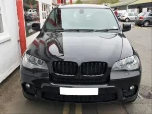 Drs Tuning Bmw X5-X6 Uyumlu E70 (2008-2014) M Böbrek (Çift Çizgi Panjur) Piano Black - Görsel 3