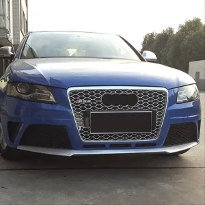 Audi A4 Uyumlu 2008-2012 Rs4 Ön Tampon Panjur Seti thumb 2