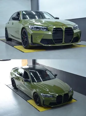 Bmw 3 Uyumlu Serisi 2019+ (G20) M3 Ön Tampon Panjur Seti thumb 3
