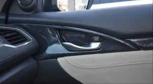 Drs Tuning Honda Civic Uyumlu Fc5 2016-2021 İç Kapı Kolu Çerçevesi Karbon Kalın - Görsel 2