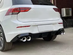 Drs Tuning Drs Tuning Golf Uyumlu 8 ''R'' Difüzör (Piano Black) - 4 Egzoz (Life Style İmpression Paket İçin)