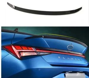 Drs Tuning Hyundai Elantra Uyumlu 2021+ Spoiler - Piano Black (Parlak Siyah) - Görsel 3