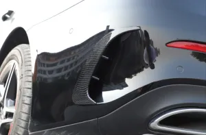 Mercedes W177 Uyumlu A Serisi 2019+ Sedan Arka Tampon Bıçakları - 2 Parça - Karbon - Görsel 3