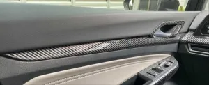 Volkswagen Golf Uyumlu 8 İç Kapı Çıtası Karbon thumb 3