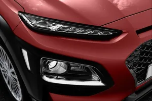Drs Tuning Hyundai Kona Uyumlu Ön Gündüz Ledi Çerçeve - Piano Black - Görsel 2
