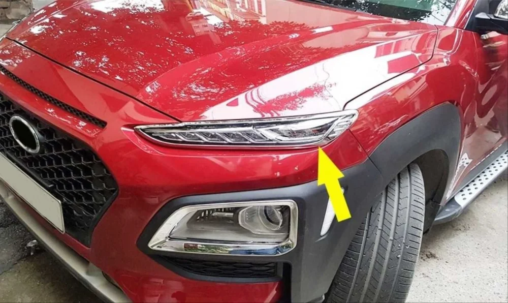 Drs Tuning KONA IÇIN UYUMLU ÖN GÜNDÜZ LEDI ÇERÇEVE -KROM