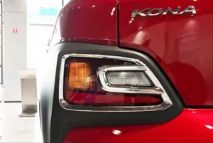 Hyundai Kona Uyumlu Arka Sis Kaplama - Krom thumb 3