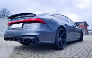 Drs Tuning Drs Tuning Audi A7 Uyumlu S7 Difüzör Ve Egzoz Seti 2019+ (S-Line Donanım İçin) - Görsel 3