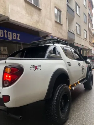 Drs Tuning Mitsubishi L200 Uyumlu 2008-2014 Stop Çerçeve Kaplama Siyah - Görsel 2