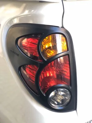 Drs Tuning Mitsubishi L200 Uyumlu 2008-2014 Stop Çerçeve Kaplama Siyah - Görsel 4