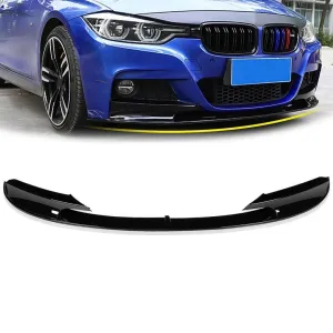 Drs Tuning Bmw 3 Uyumlu Serisi F30 2012-2018 M Sport Ön Lıp - Piano Black (3 Parça) - Görsel 2