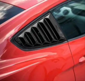 Drs Tuning Mustang Uyumlu 2015-2020 Kelebek Cam Kaplama - Piano Black - Görsel 4