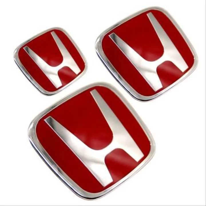 Drs Tuning Honda Civic Uyumlu Fc5 Logo Set Takımı Kırmızı