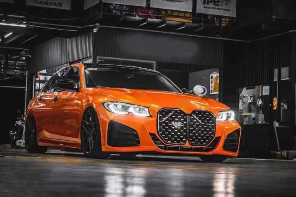 Drs Tuning Bmw 3 Uyumlu Serisi G20 İçin G22 Dönüşüm Ön Tampon & Panjur Seti