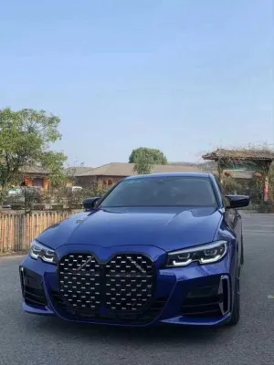 Drs Tuning Bmw 3 Uyumlu Serisi G20 İçin G22 Dönüşüm Ön Tampon & Panjur Seti - Görsel 2
