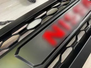 Nissan Navara Uyumlu Np300 (2015-2020) Ledli Panjur- Siyah (Dizayn B) thumb 3
