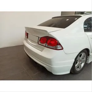 Honda Civic Uyumlu Fd6 2006-2011 Arka Tampon Ek Mugen thumb 2