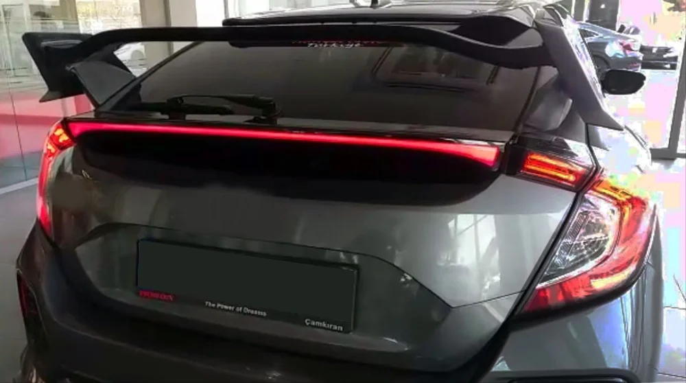 Drs Tuning Honda Civic Uyumlu Hatchback Fk7 LED Spoiler