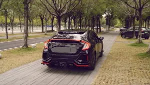 Drs Tuning Honda Civic Uyumlu Hatchback Fk7 LED Spoiler - Görsel 4