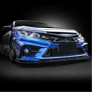 Honda Civic Uyumlu Fc5 2016-2020 Ön Panjur Jdm Stil thumb 4
