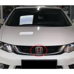 Honda Civic Uyumlu Fb7 2012-2015 On Logo Kırmızı thumb 3