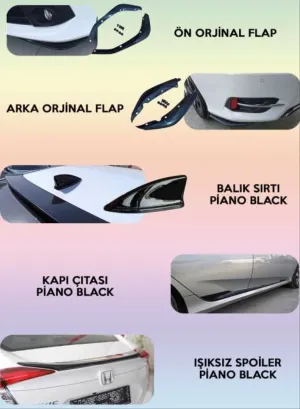 Honda Civic uyumlu Fc5 Spor Paket modelleri DRS Tuning'de. Kaliteli malzeme, hızlı kargo ve güvenli alışverişle hemen inceleyin.