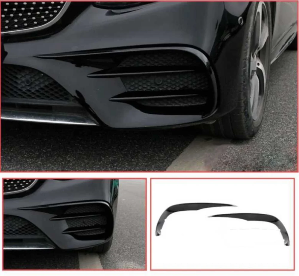 Drs Tuning Mercedes W213 Uyumlu 2016-2019 E & C238 Coupe E63 Ön Tampon Bıçakları