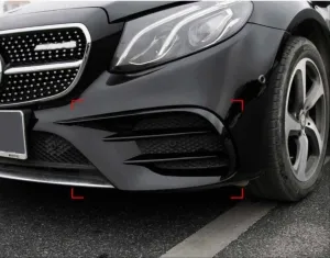 Drs Tuning Mercedes W213 Uyumlu 2016-2019 E & C238 Coupe E63 Ön Tampon Bıçakları - Görsel 2