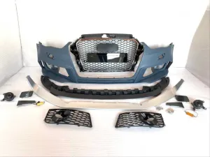 Audi A3 Uyumlu 2013-2016 Rs3 Full Ön Tampon & Panjur Set (Sedan) thumb 1