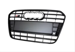 Audi A6 Uyumlu 2015-2018 Panjur S6 Siyah thumb 1