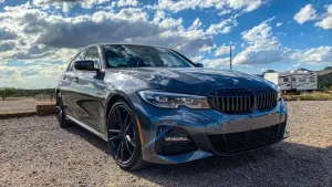 Bmw 3 Uyumlu Serisi G20 2019+ Böbrek Tek Cızgı Panjur - Piano Black thumb 3