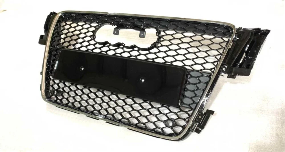 Audi A5 Uyumlu 2008-2012 Panjur Rs5 Siyah Krom Çerçeve