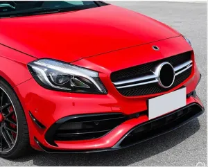 Mercedes W176 Uyumlu 2016-2018 A Serisi A45 Ön Tampon Aero Kit thumb 4