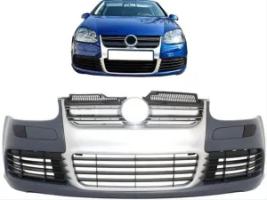 Drs Tuning Drs Tuning Golf Uyumlu 5 Mk5 2003-2009 Ön Tampon + Panjur R32 - Görsel 4