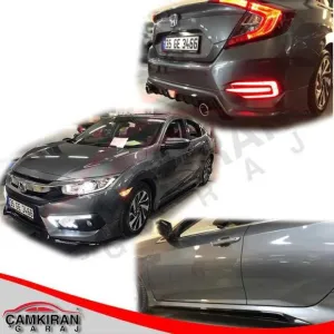 Honda Civic Uyumlu Fc5 2016-2021 Mugen Body Kit thumb 3