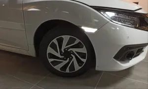 Drs Tuning Honda Civic Uyumlu Fc5 2016-2020 Çamurluk Sinyali Beyaz - Görsel 3