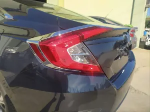 Honda Civic Uyumlu Fc5 2016-2021 Arka Stop Kaplama 4 Parça Nikelaj thumb 3
