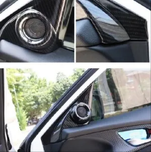 Honda Civic Uyumlu Fc5 2016-2020 Karbon Tweeter KaplamaDRS Tuning kalitesiyle tanışın! Özel olarak Honda  model araçlar için üretilen bu ürün, otomobilinizin ha
