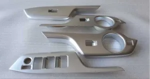 Toyota C-Hr Uyumlu 2016-2019 Kapı Kolçak Kaplama Silver (Elektrikli Ayna Düğmeli Model) thumb 2