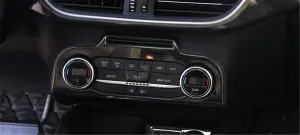 Ford Focus Uyumlu 2019+ Klima Panel Kaplama Titanyum Siyah thumb 1