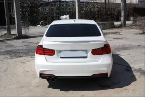 Drs Tuning Bmw 3 Uyumlu Serisi F30 2012-2018 M Difüzör Sol Tek Çıkış Kalın - Piano Black - Görsel 3