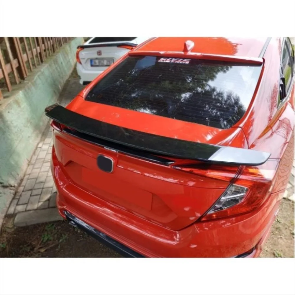 Drs Tuning Honda Civic Uyumlu Fc5 2016-2020 Turbo Spoiler Işıksız (Boyasız)