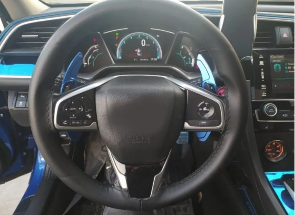 Drs Tuning Honda Civic Uyumlu Fc5 2016-2020 Paddle Shift Mavi