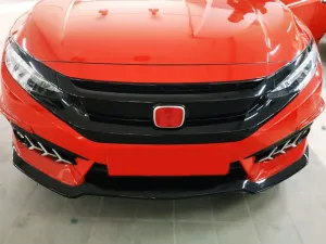 Drs Tuning Honda Civic Uyumlu Fc5 2016-2020 Ön Panjur Rs - Görsel 2