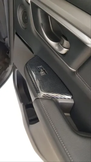 Honda Cr-V Uyumlu 2018-2021 Kapı Kolçak Kaplama Karbon - Görsel 2